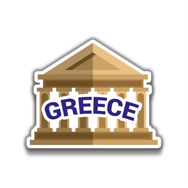 Yunanistan 6x5 cm Sticker