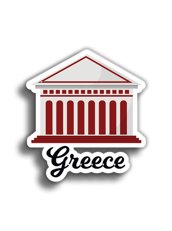 Yunanistan 10x9 cm Sticker